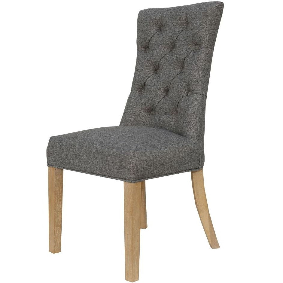 Essentials Chair Collection - Curved Button Back Chair