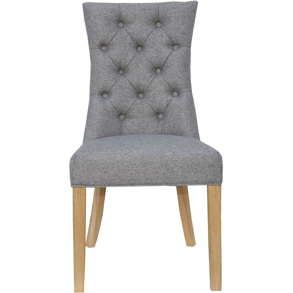 Essentials Chair Collection - Curved Button Back Chair