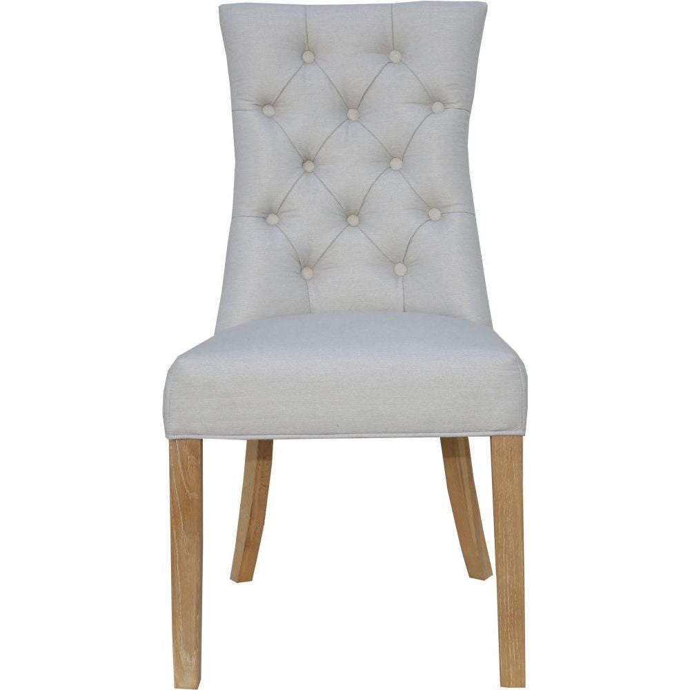 Essentials Chair Collection - Curved Button Back Chair