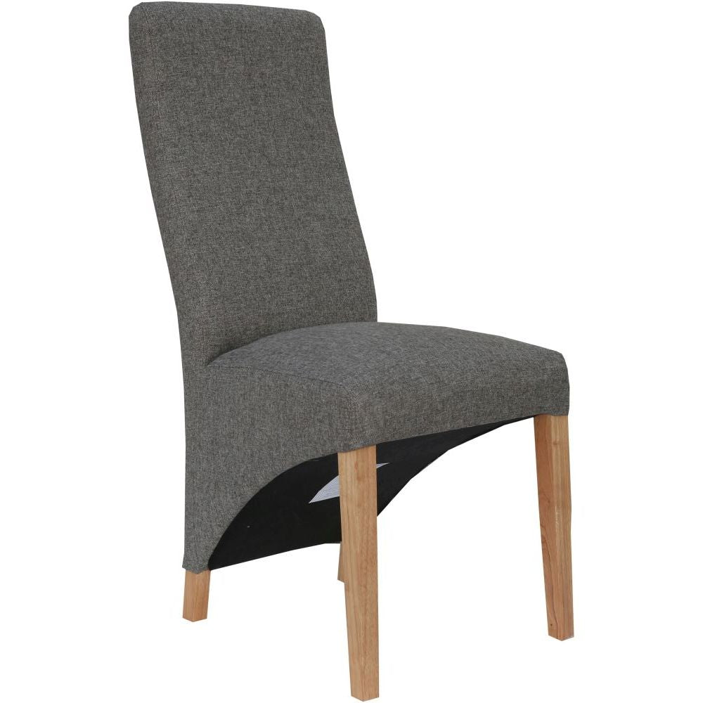 Essentials Chair Collection - Scroll Back Fabric Chair