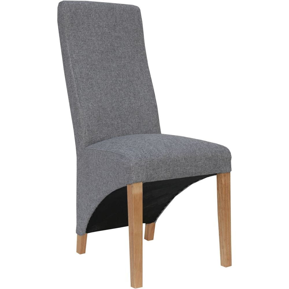 Essentials Chair Collection - Scroll Back Fabric Chair