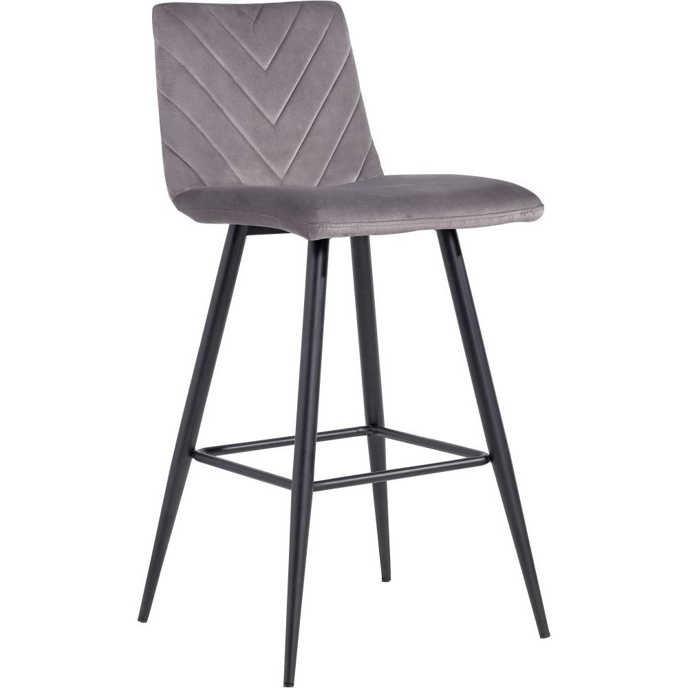 Essentials Chair Collection - Velvet Bar Stool