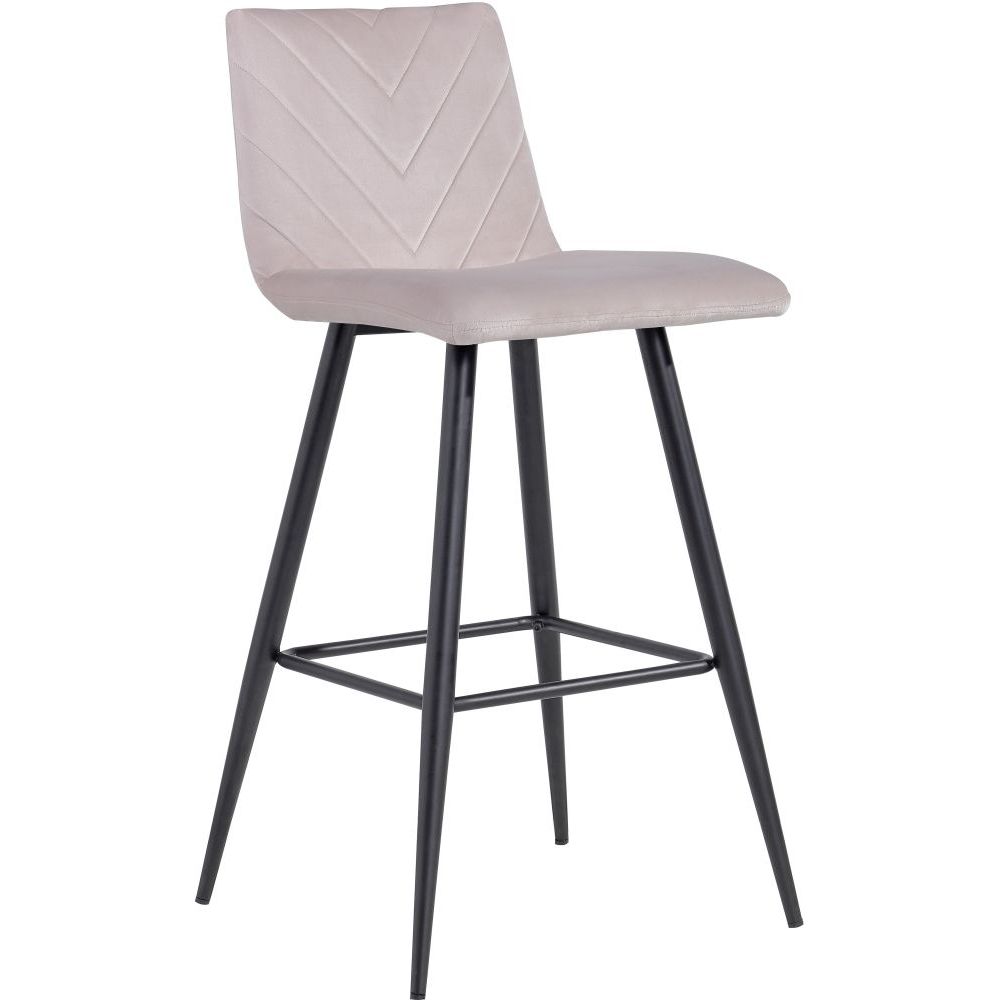 Essentials Chair Collection - Velvet Bar Stool