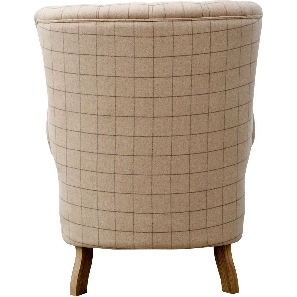 Essentials Chair Collection - Wrap Around Button Back Wing Chair