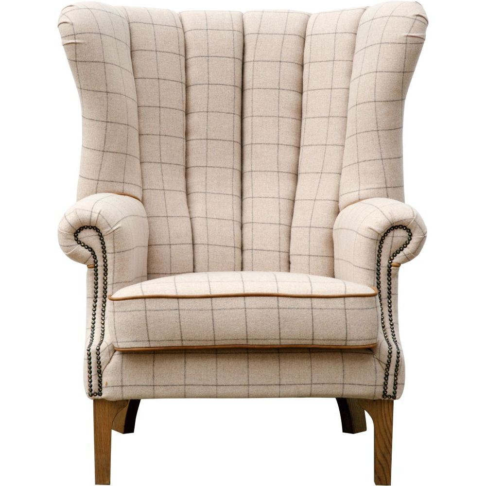 Essentials Chair Collection - Fluted Wing Chair