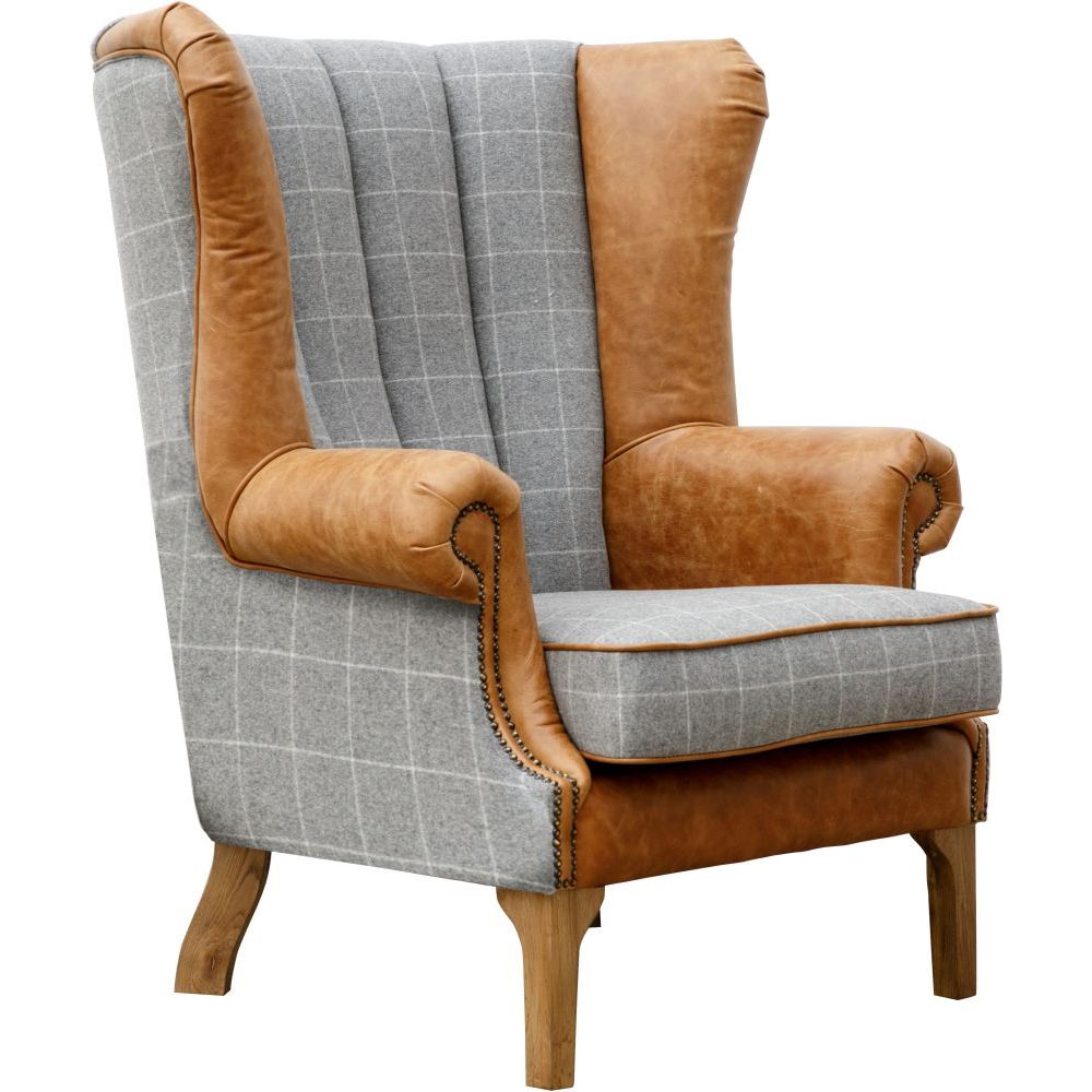Essentials Chair Collection - Fluted Wing Chair