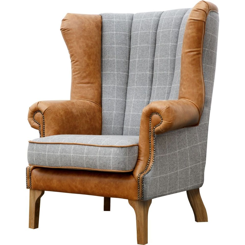 Essentials Chair Collection - Fluted Wing Chair