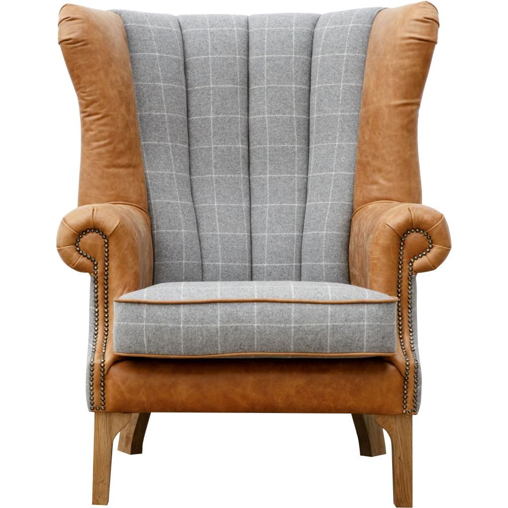 Essentials Chair Collection - Fluted Wing Chair