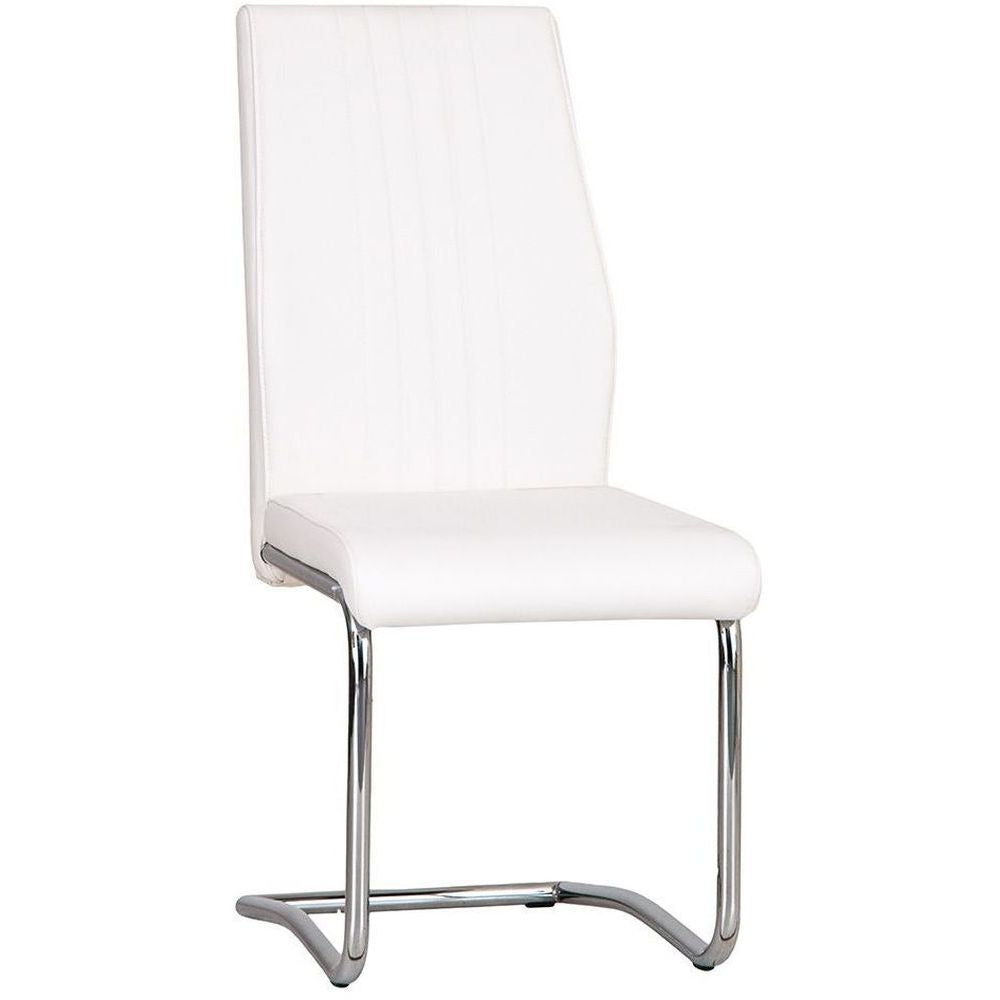 Essentials Chair Collection - PU Dining Chair with Chrome Base