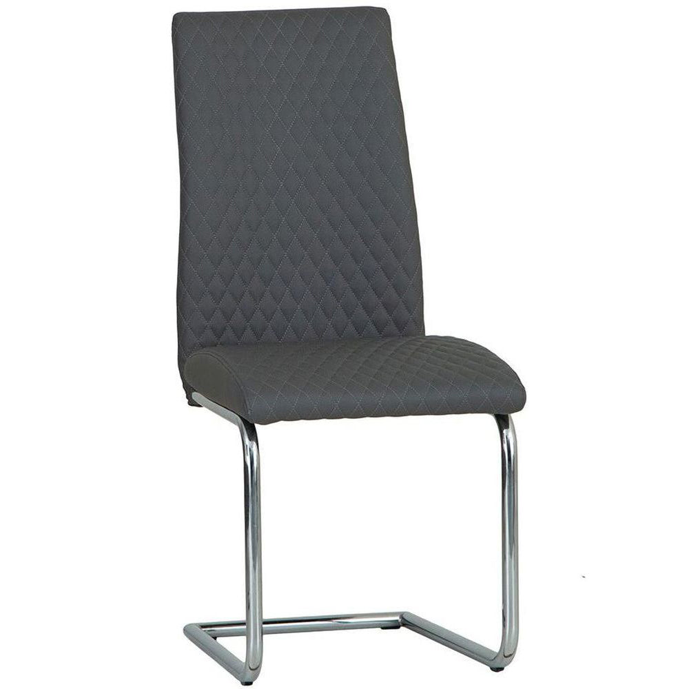 Essentials Chair Collection - PU Dining Chair with Chrome Base