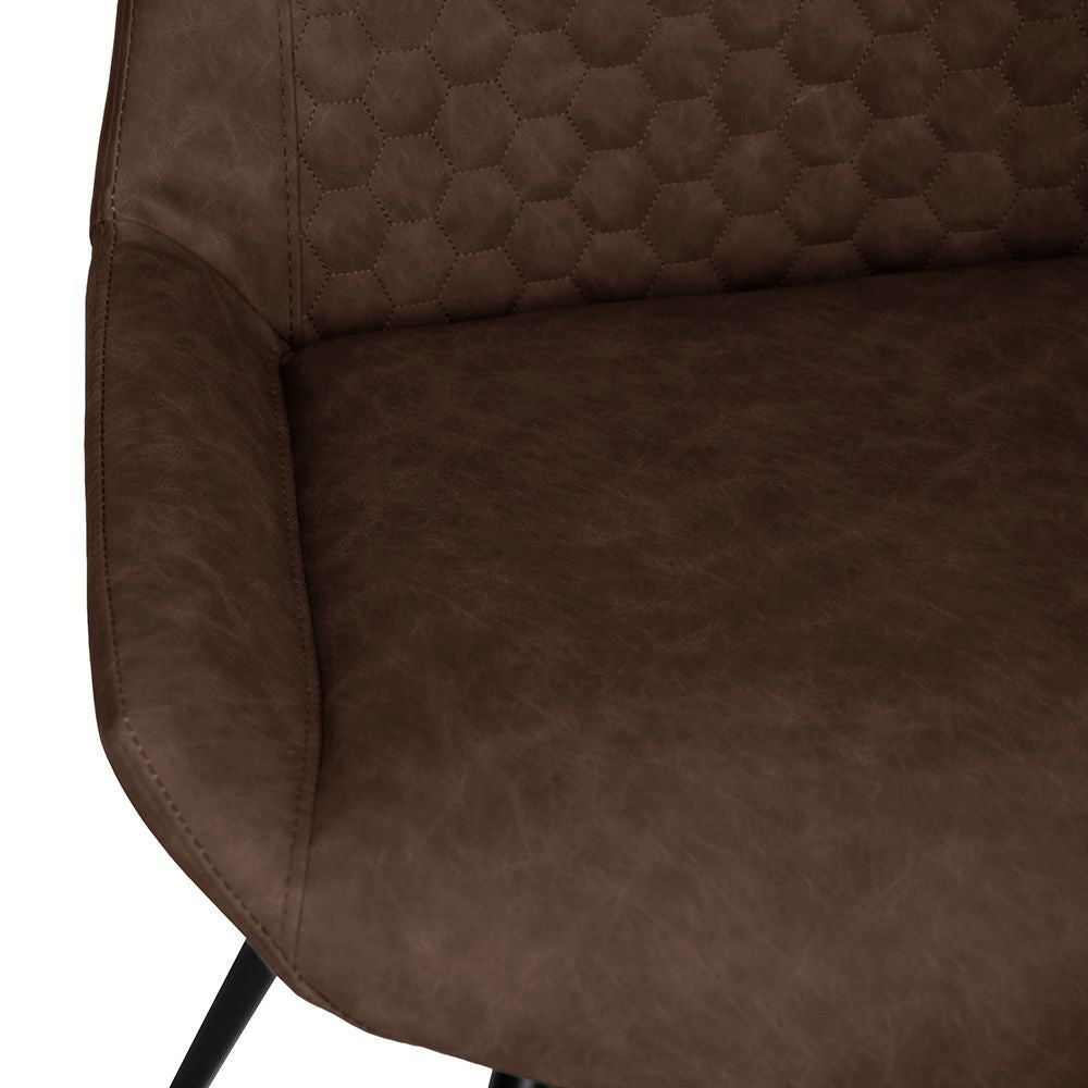 Essentials Chair Collection - Honeycomb Stitch Dining Chair