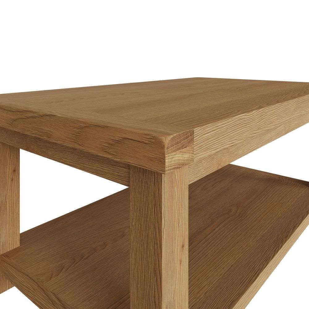 Essentials CO Dining & Occasional Coffee Table Medium Oak finish
