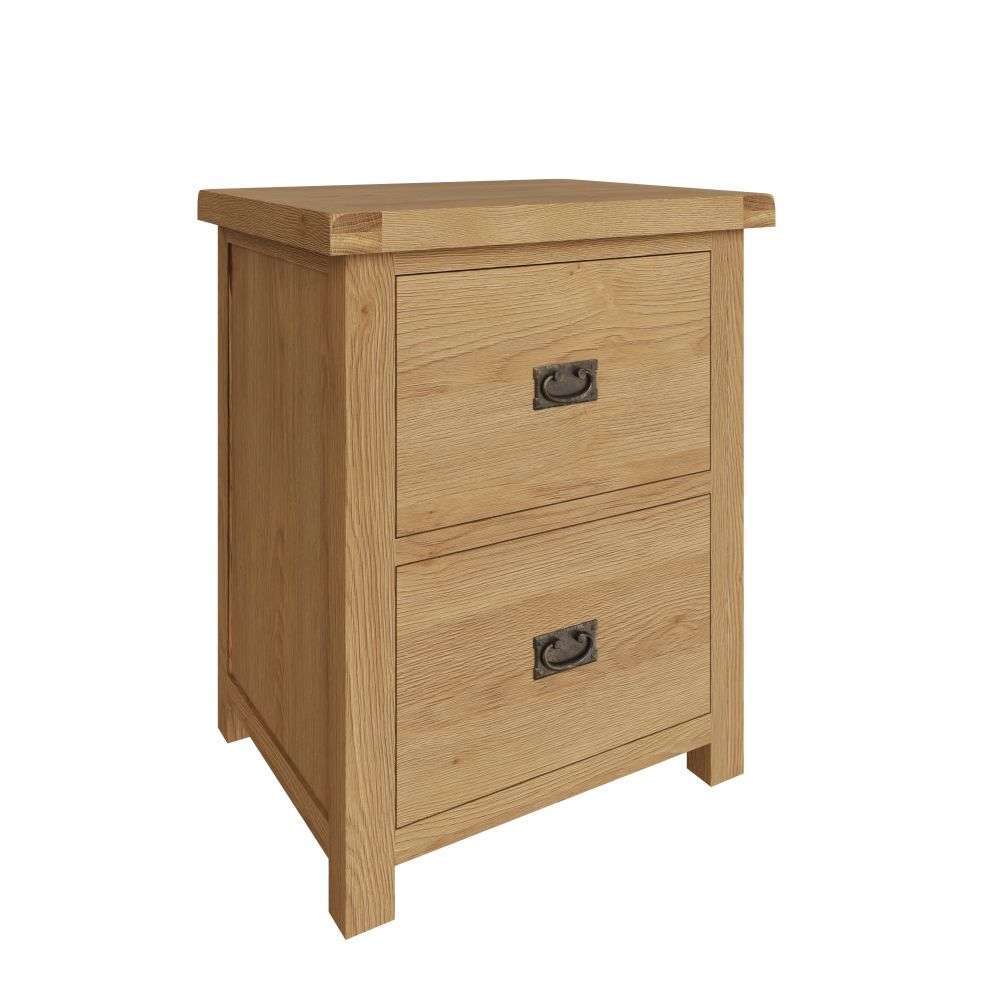 Essentials CO Dining & Occasional Filing Cabinet Medium Oak finish