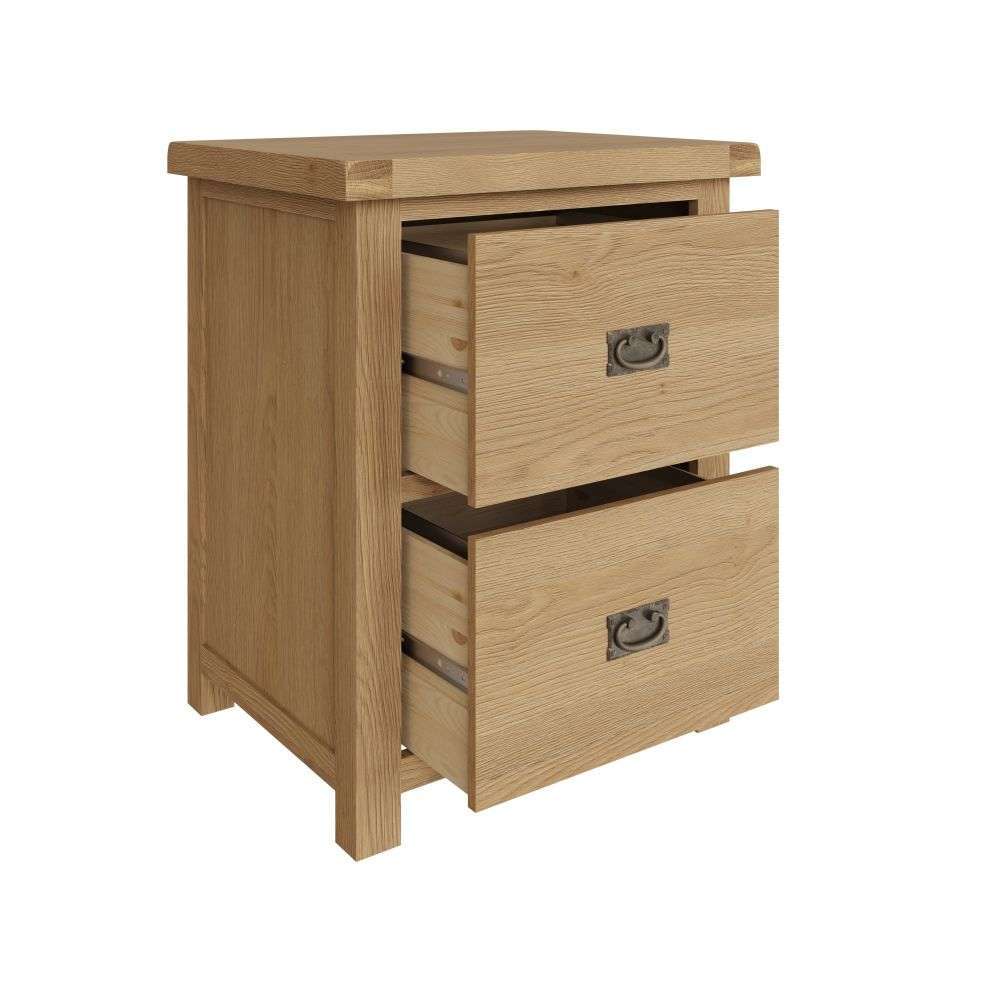 Essentials CO Dining & Occasional Filing Cabinet Medium Oak finish
