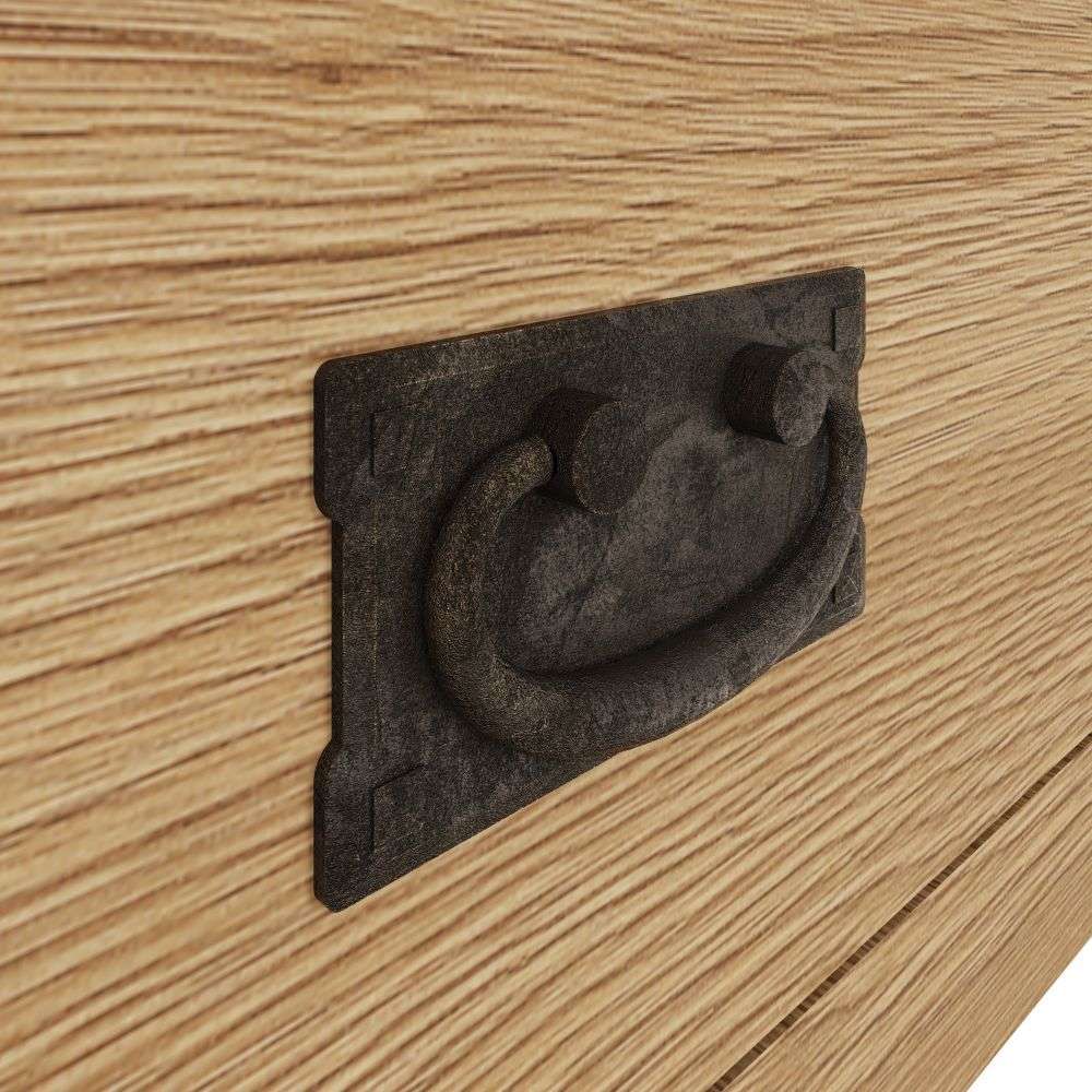 Essentials CO Dining & Occasional Large TV Unit Medium Oak finish