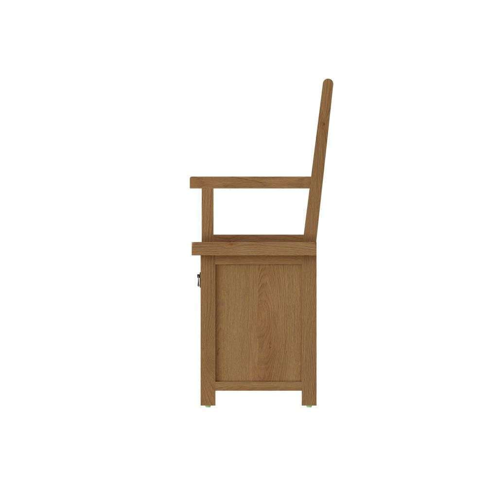 Essentials CO Dining & Occasional Monks Bench Medium Oak finish
