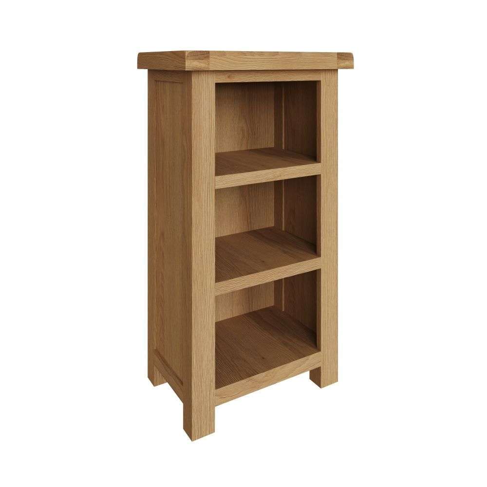 Essentials	CO Dining & Occasional	Narrow Bookcase Medium Oak finish