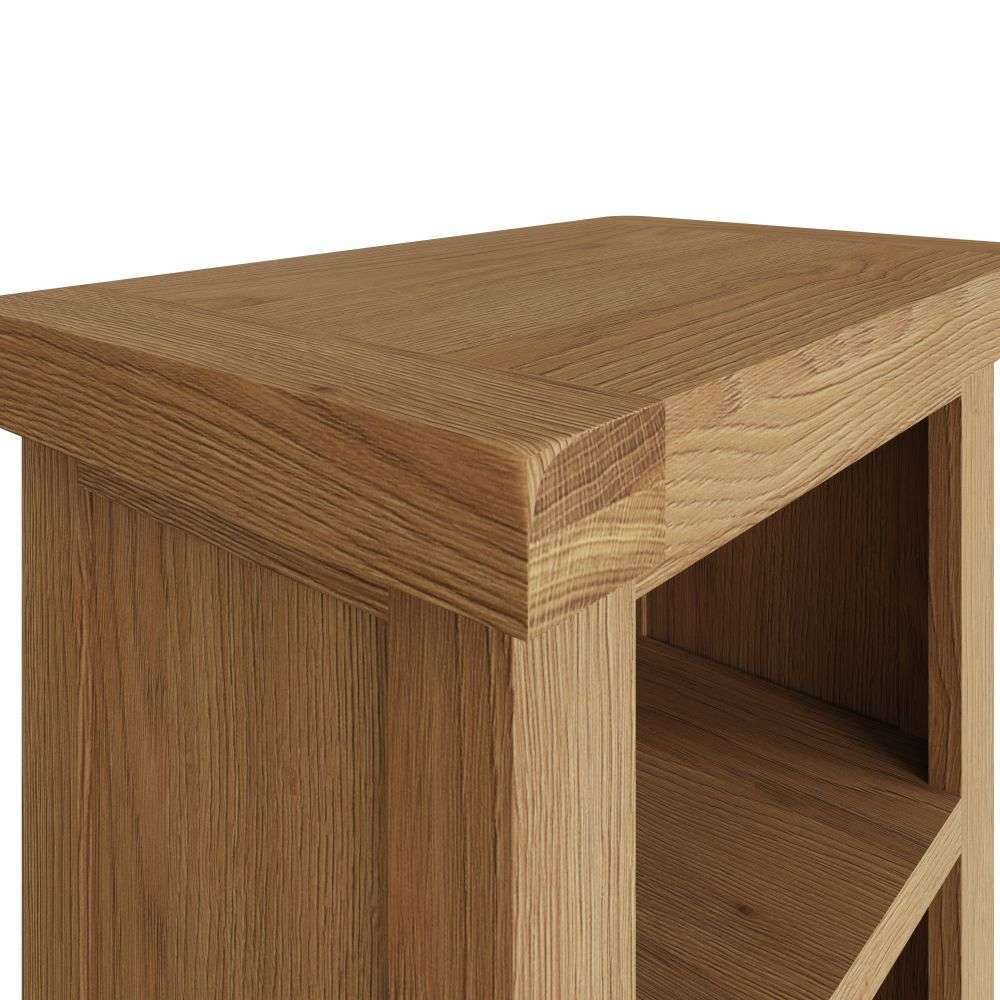 Essentials CO Dining & Occasional Narrow Bookcase Medium Oak finish