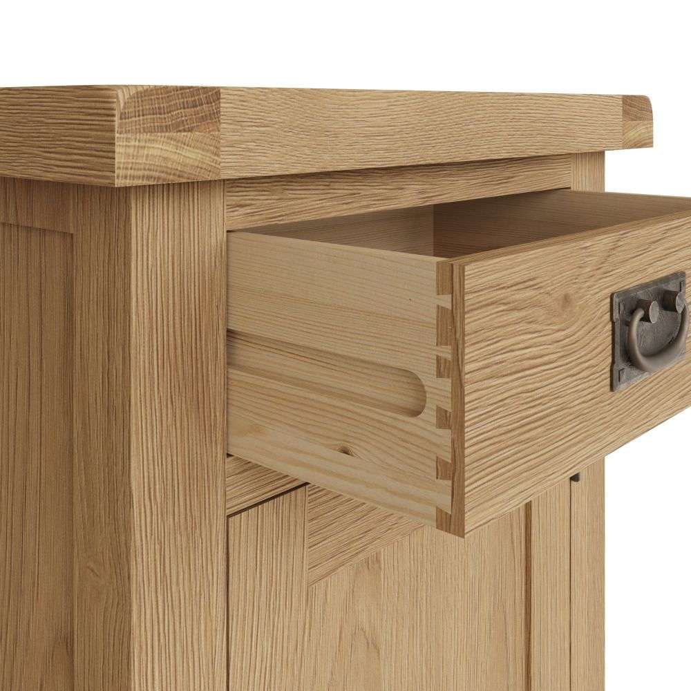 Essentials CO Dining & Occasional Small Cupboard Medium Oak finish