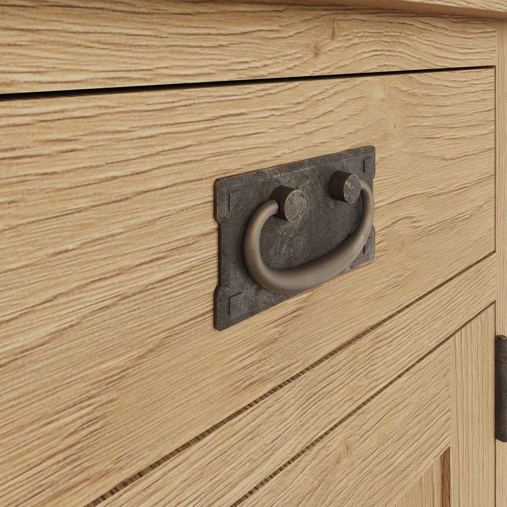 Essentials CO Dining & Occasional Small Cupboard Medium Oak finish