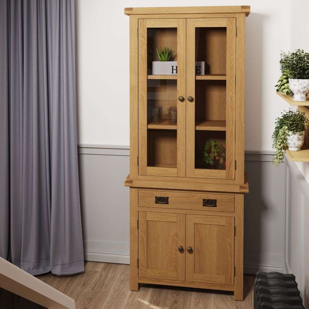 Essentials CO Dining & Occasional Small Dresser Top Medium Oak finish