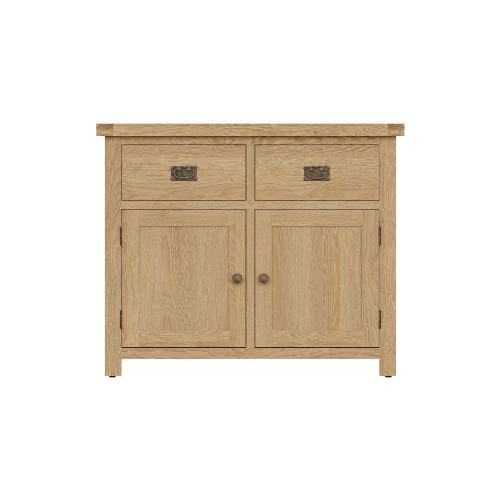 Essentials CO Dining & Occasional 2 Door 2 Drawer Sideboard Medium Oak finish