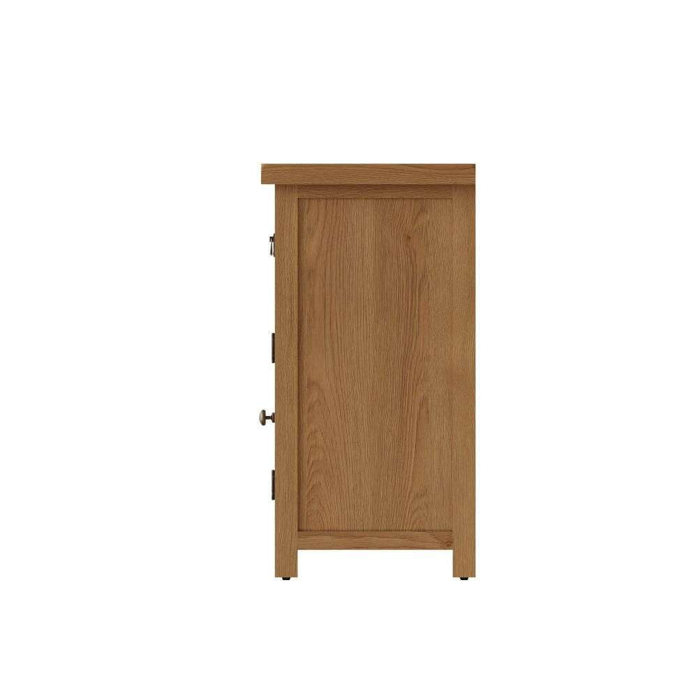Essentials CO Dining & Occasional 2 Door 2 Drawer Sideboard Medium Oak finish
