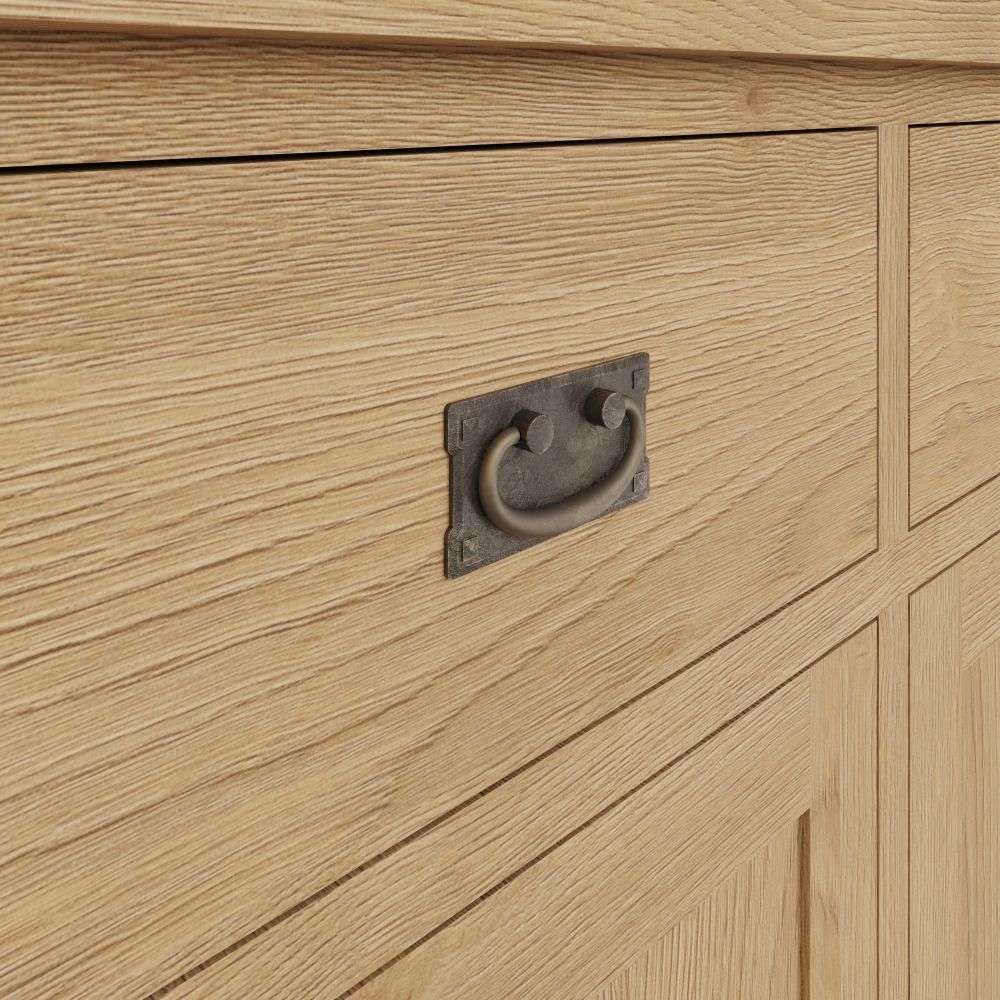 Essentials CO Dining & Occasional 2 Door 2 Drawer Sideboard Medium Oak finish