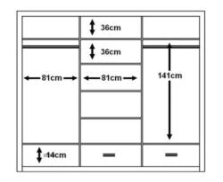 Delta Sliderobe 2.5m