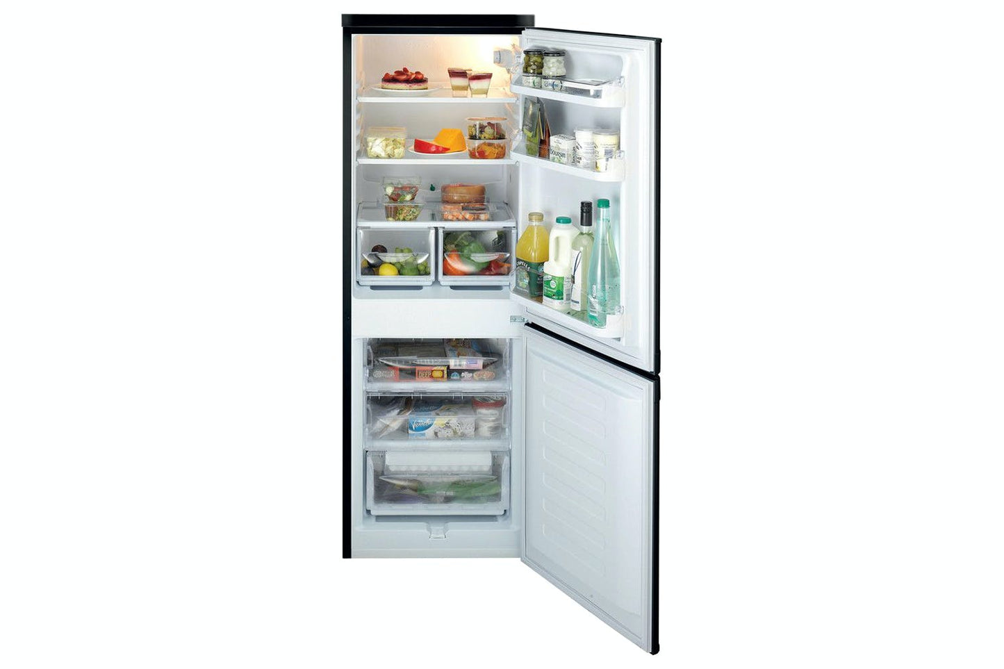 Indesit 60/40 Fridge Freezer - Black - IBD5515B1