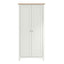 Essentials 2 Door Full Hanging Wardrobe - White