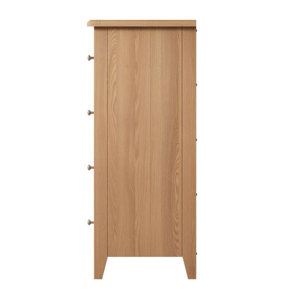 Essentials GAO Bedroom 2 Over 3 Chest Light oak