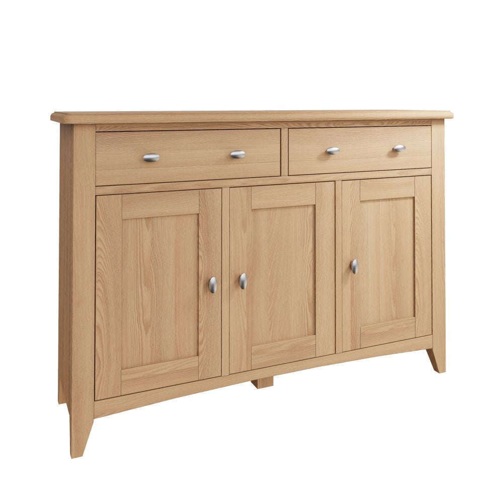 Essentials GAO Dining & Occasional 3 Door Sideboard Light oak