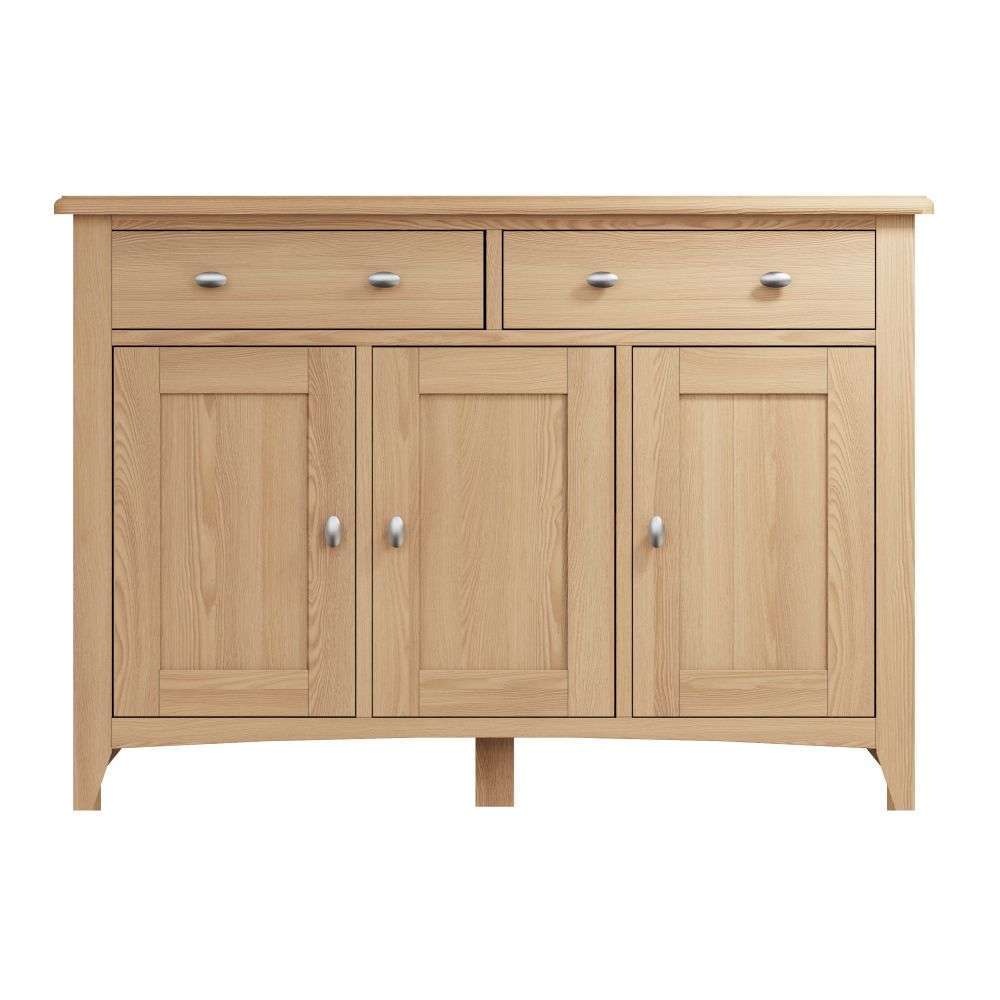 Essentials GAO Dining & Occasional 3 Door Sideboard Light oak