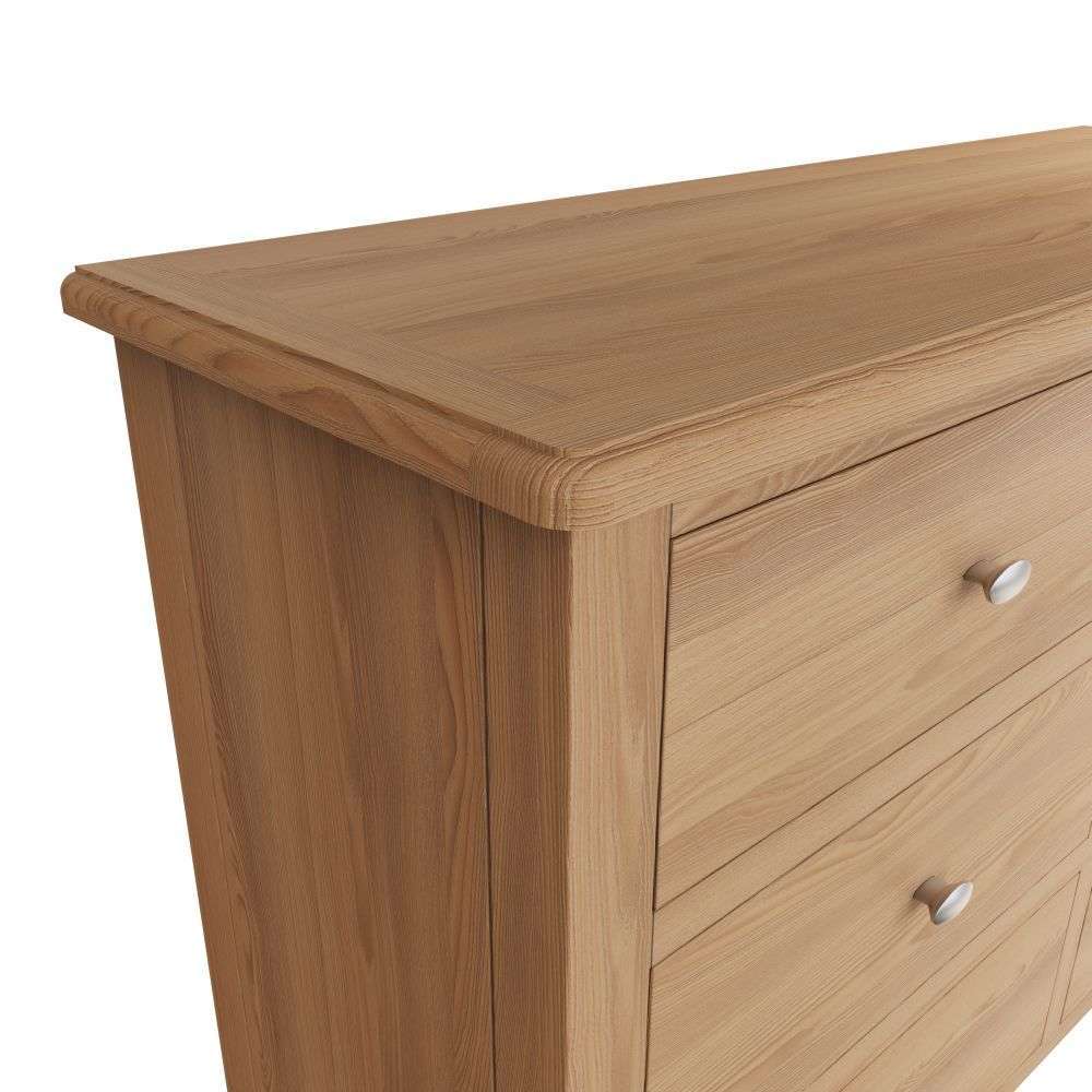 Essentials GAO Bedroom 6 Drawer Chest Light oak