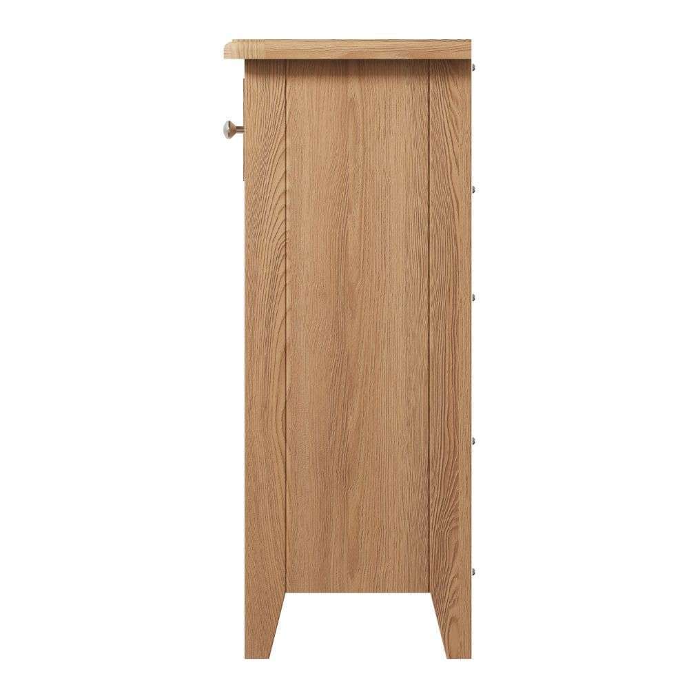 Essentials GAO Dining & Occasional 2 Drawer 4 Basket Unit Light oak