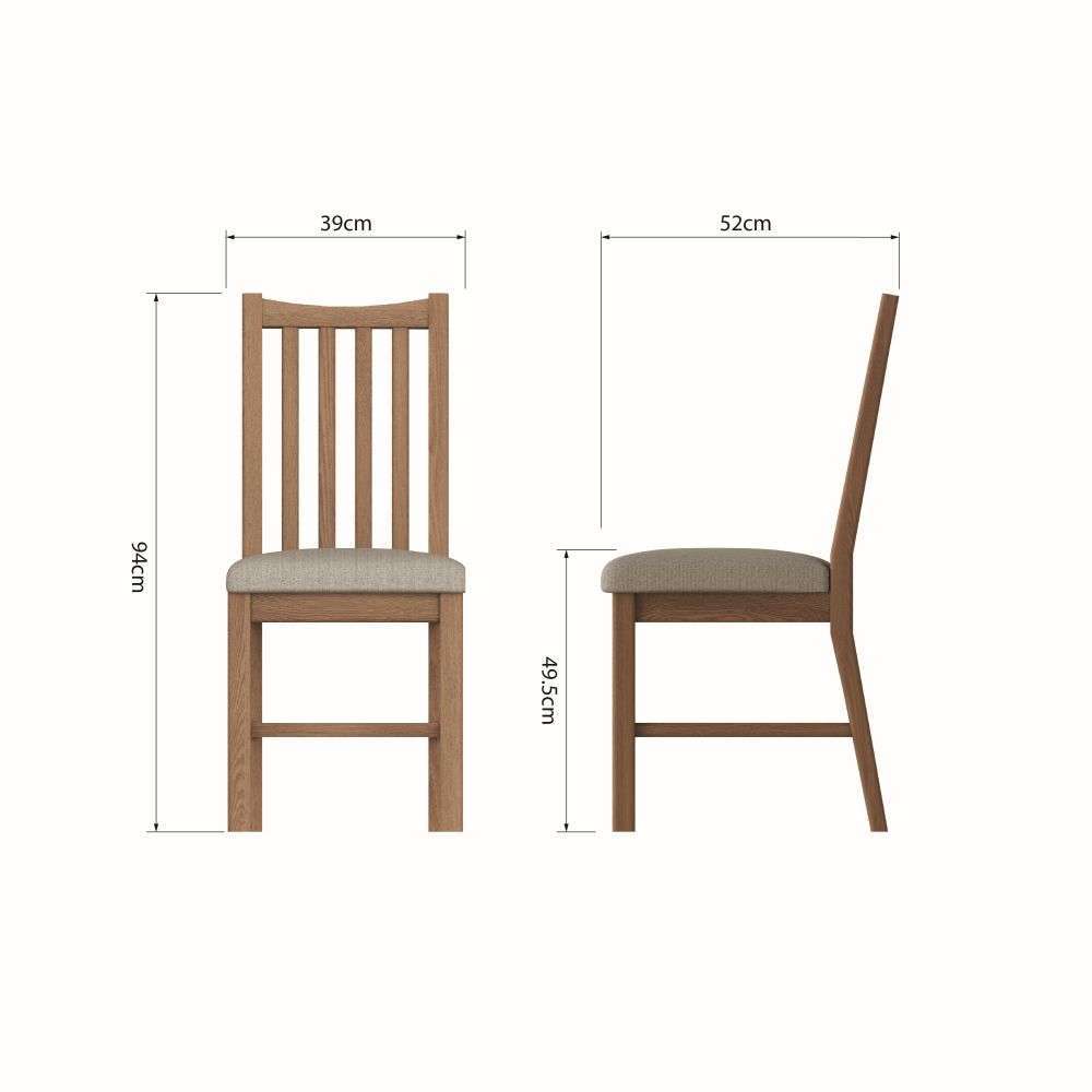 Essentials GAO Dining & Occasional Chair Light oak