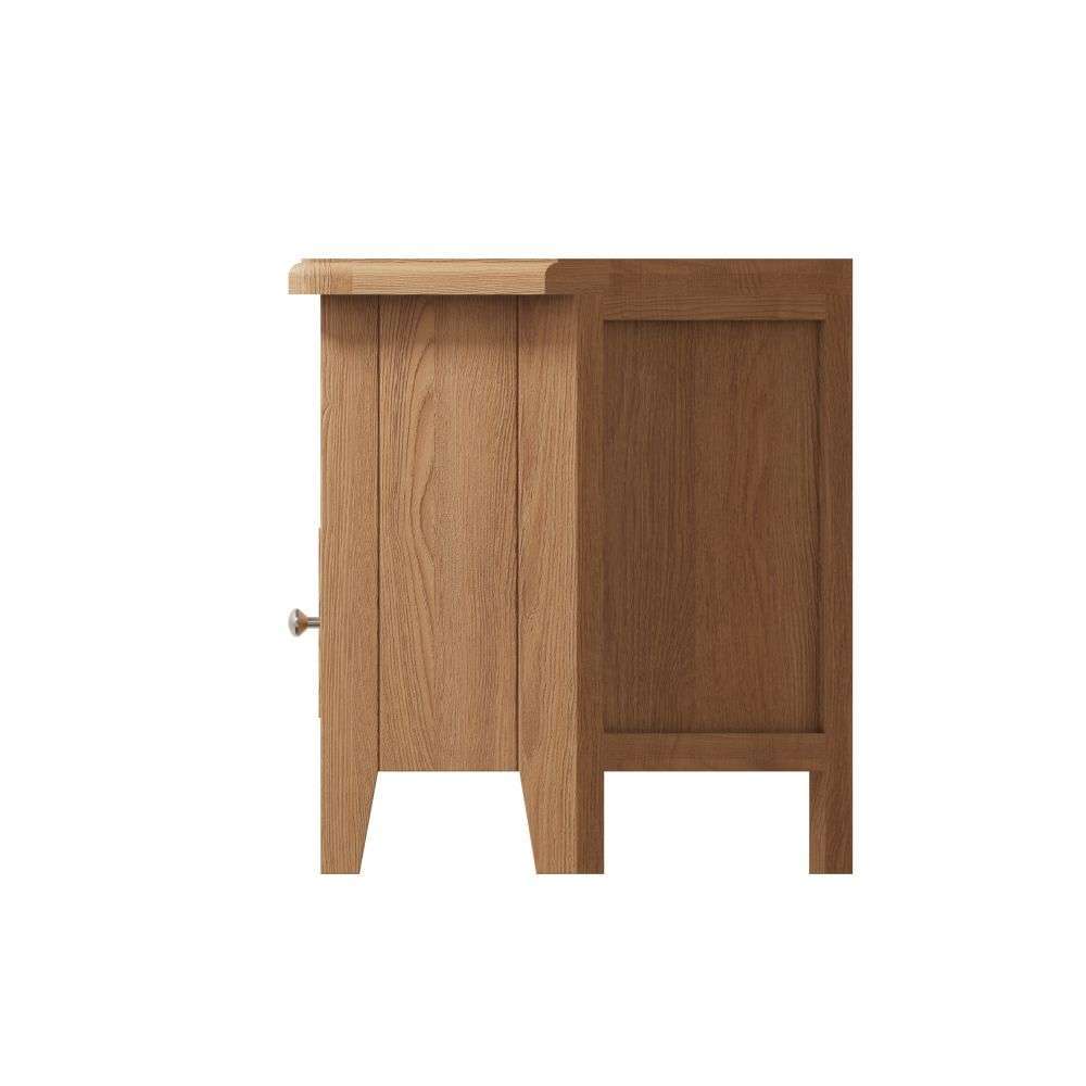 Essentials GAO Dining & Occasional Corner TV Unit Light oak
