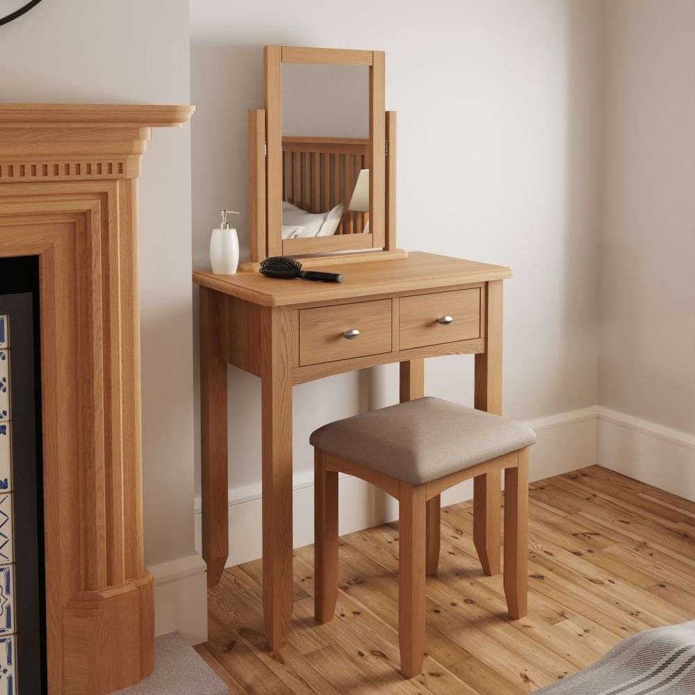 Essentials GAO Bedroom Dressing Table Light oak