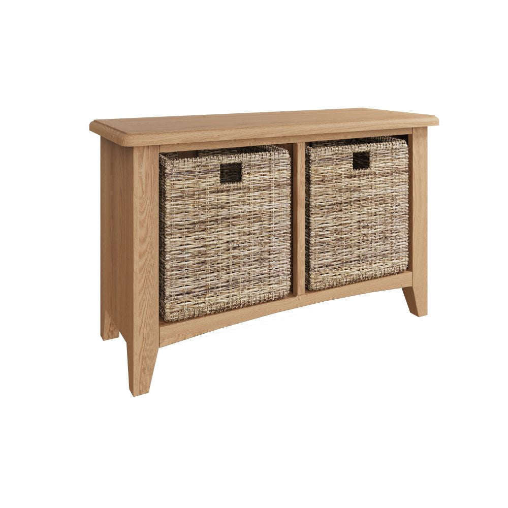 Essentials GAO Dining & Occasional Hall Bench Light oak