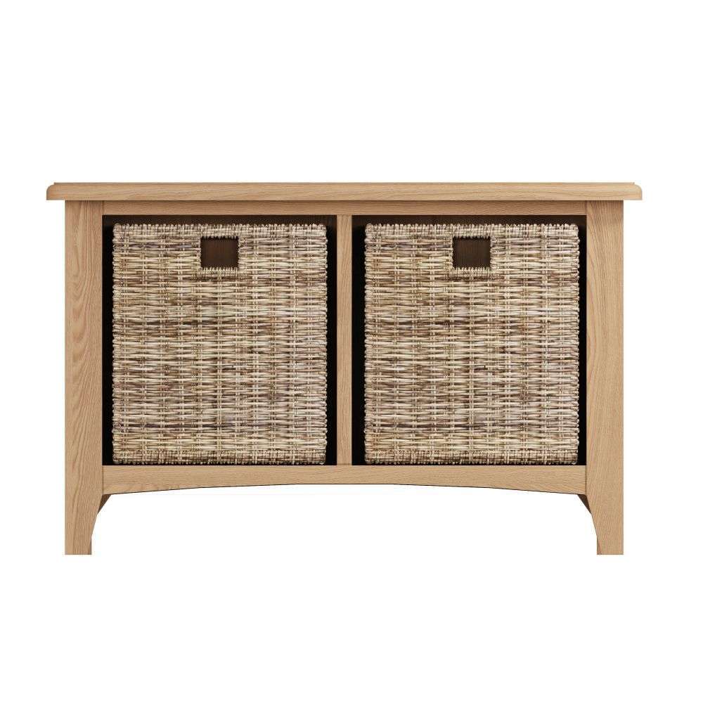 Essentials GAO Dining & Occasional Hall Bench Light oak