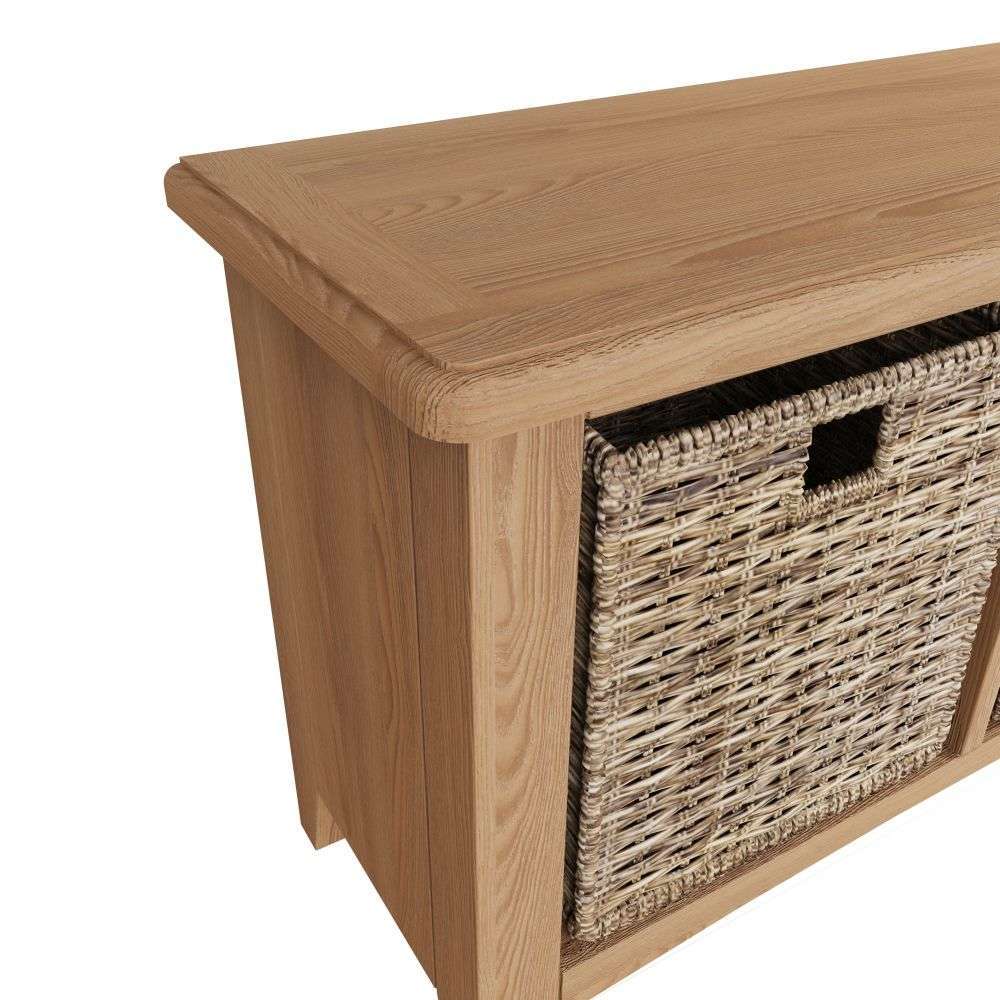 Essentials GAO Dining & Occasional Hall Bench Light oak