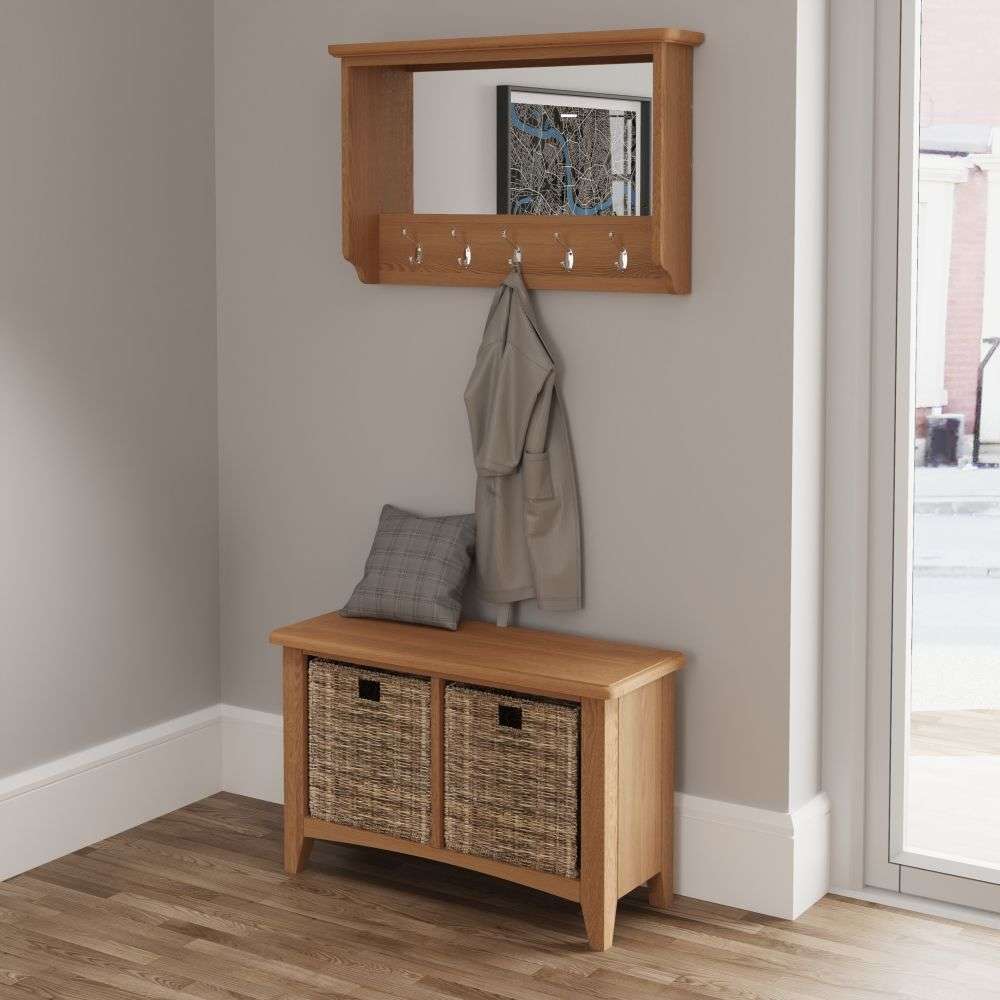 Essentials GAO Dining & Occasional Hall Bench Light oak