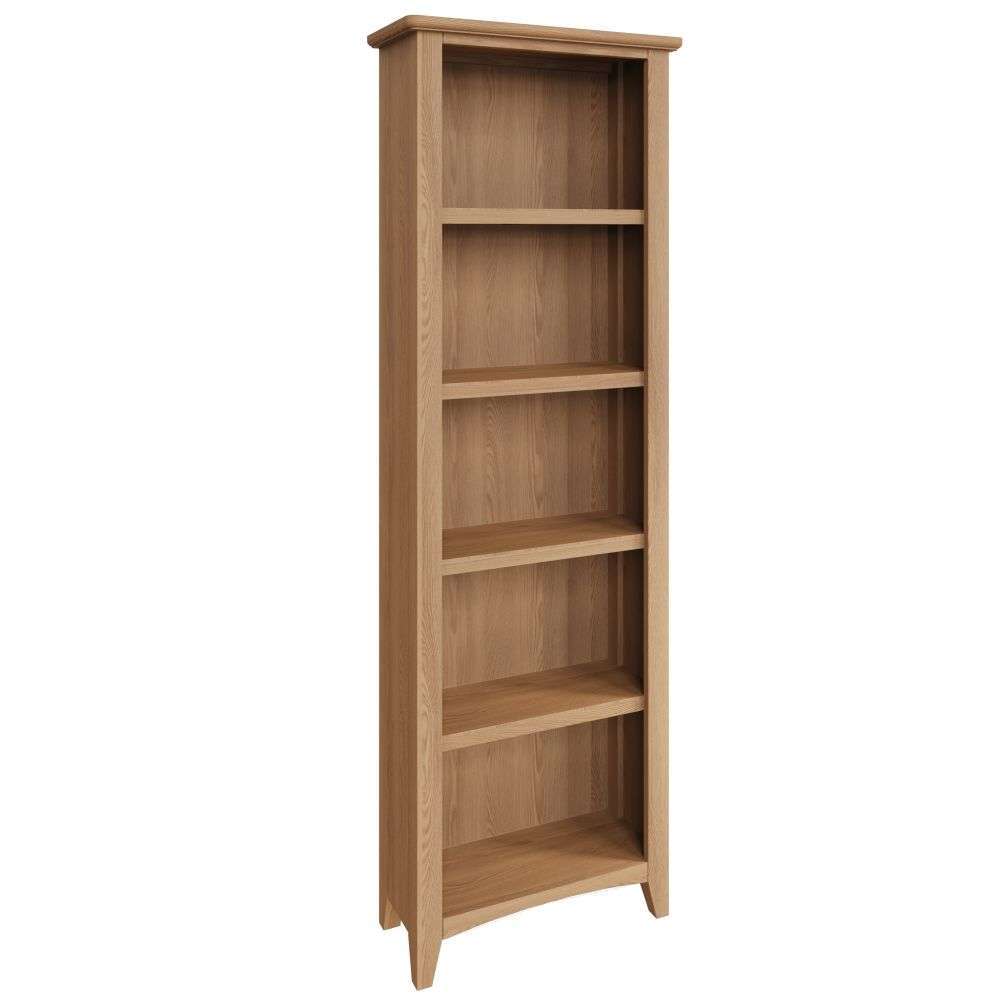 Essentials	GAO Dining & Occasional Large Bookcase Light oak