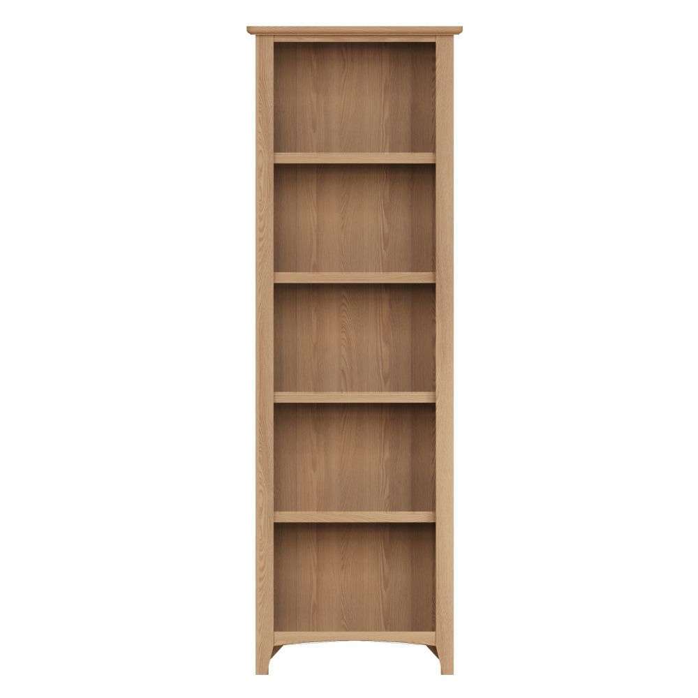 Essentials	GAO Dining & Occasional Large Bookcase Light oak