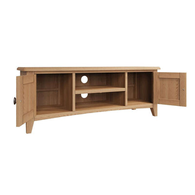 Essentials GAO Dining & Occasional Large TV Unit Light oak