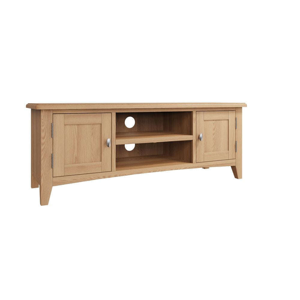 Essentials GAO Dining & Occasional Large TV Unit Light oak