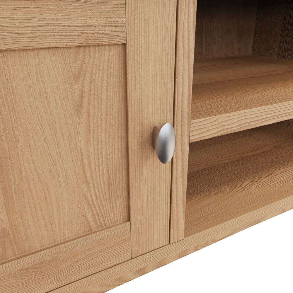 Essentials GAO Dining & Occasional Large TV Unit Light oak