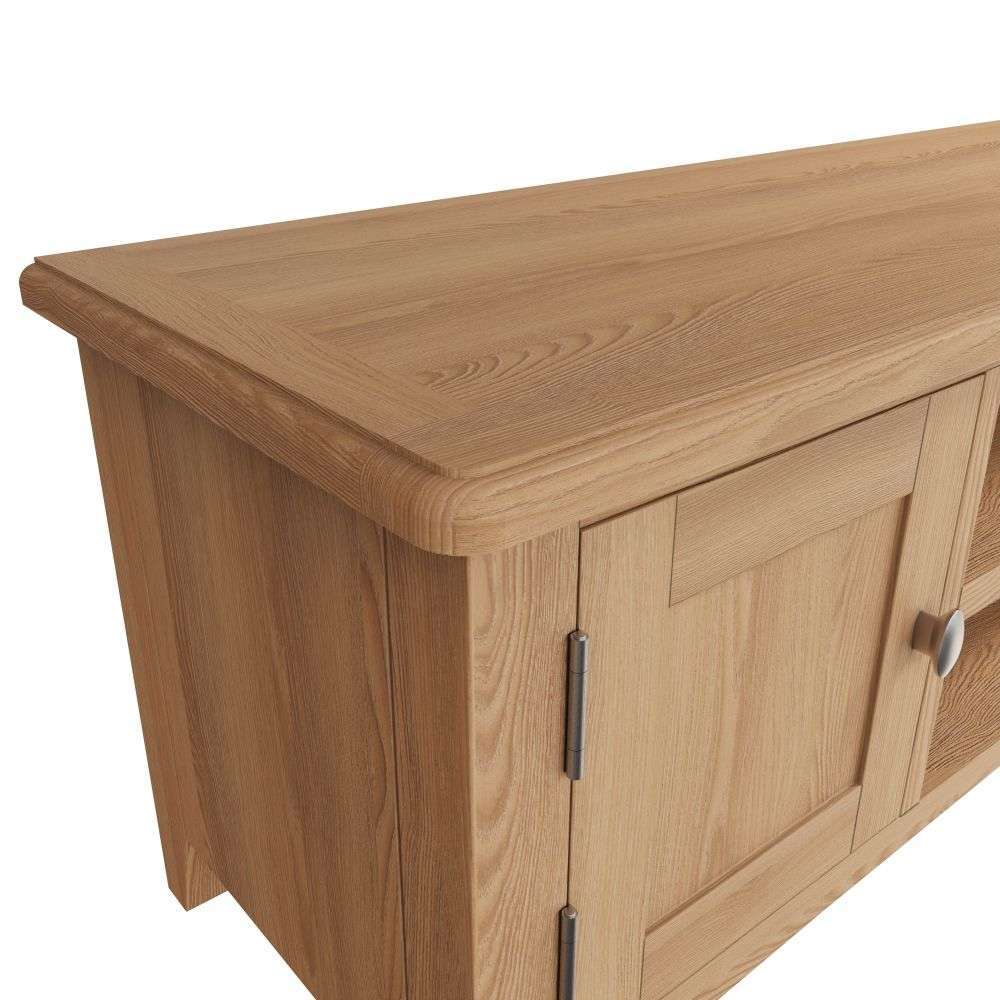 Essentials GAO Dining & Occasional Large TV Unit Light oak