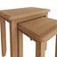 Essentials	GAO Dining & Occasional Nest Of 2 Tables Light oak